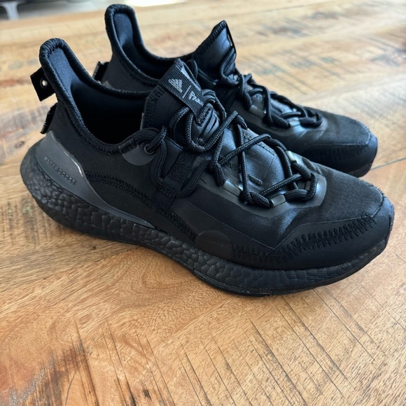 Adidas Men\'s ULTRABOOST 21 X PARLEY Obsidian Black Running Shoes Size 6.5 main image 11